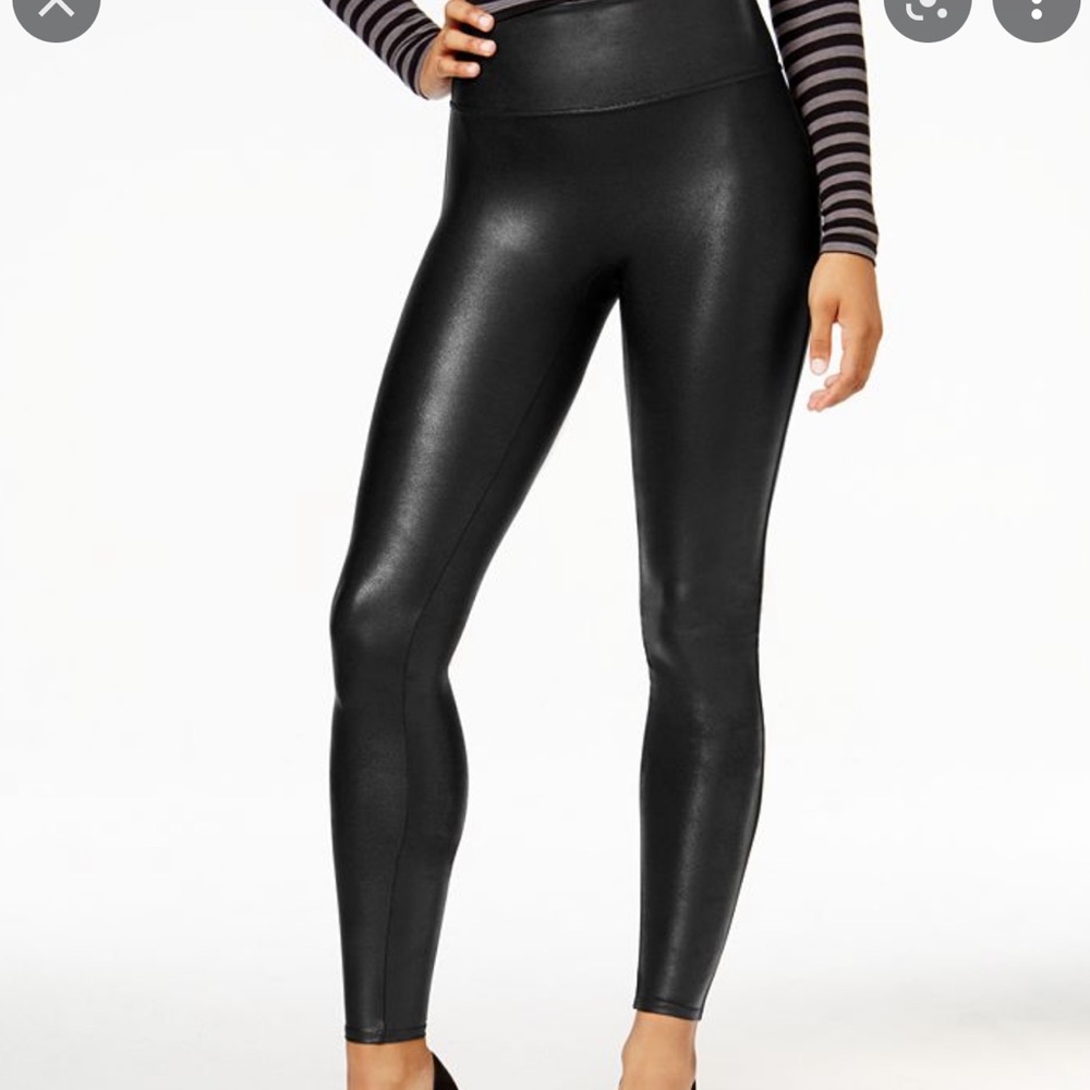 SPANX faux leather leggings
